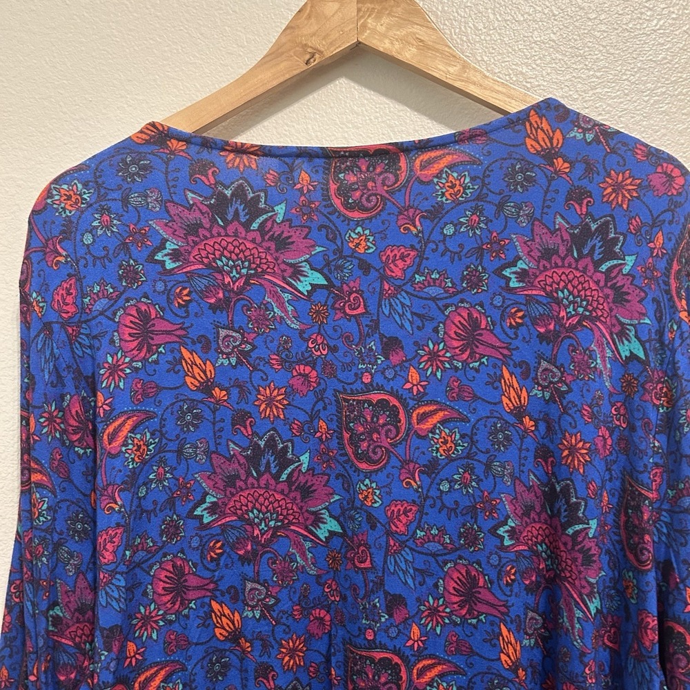Soft Surroundings Tamuri Beaded Tunic Size 2X Boho Coastal Hippie Resortwear - Picture 13 of 16